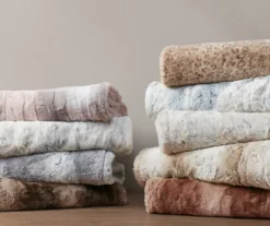 Marselle Marble Faux Fur Heated Throw, (50" X 70") 28 Marselle Marble Faux Fur Heated Throw, (50" X 70") -Home Decor Store 810598126 8