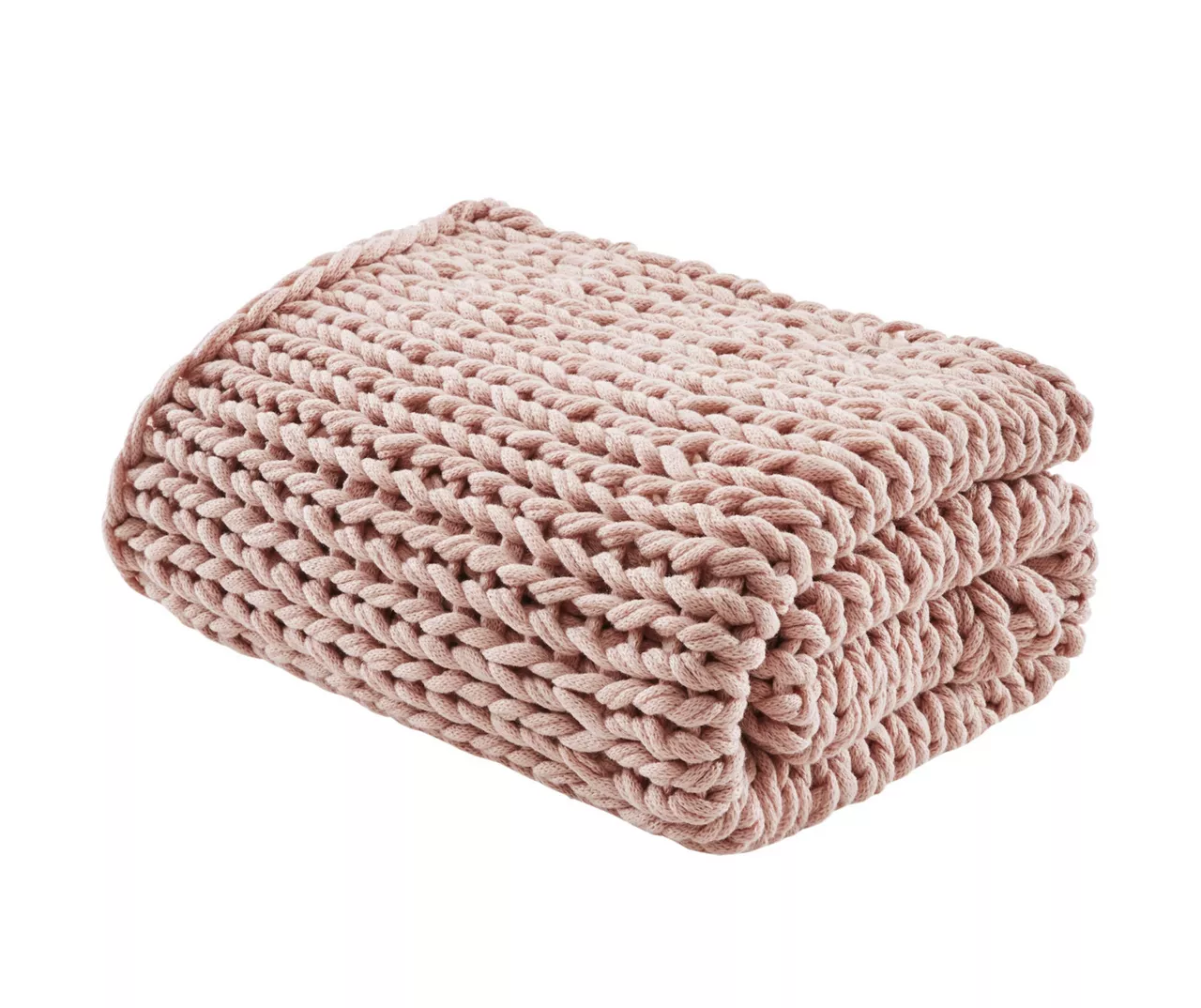 Chunky Double-Knit Handmade Throw, (50" X 60") 7 Chunky Double-Knit Handmade Throw, (50" X 60") - Image 7