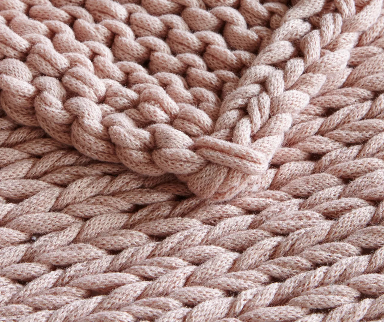 Chunky Double-Knit Handmade Throw, (50" X 60") 9 Chunky Double-Knit Handmade Throw, (50" X 60") - Image 9