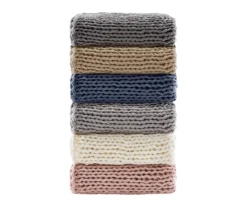 Chunky Double-Knit Handmade Throw, (50" X 60") 32 Chunky Double-Knit Handmade Throw, (50" X 60") -Home Decor Store 810598135 9