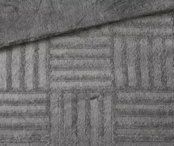 Polar Patchwork Stripe Faux Fur 2-Piece Comforter Set -Home Decor Store 810598144 810598145 810598146 6