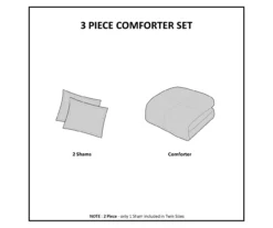 Polar Patchwork Stripe Faux Fur 2-Piece Comforter Set -Home Decor Store 810598147 810598148 810598149 7