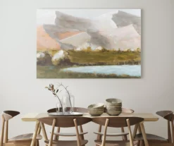 In The Mountains Textured Wrapped Canvas -Home Decor Store 810598475 B0 3