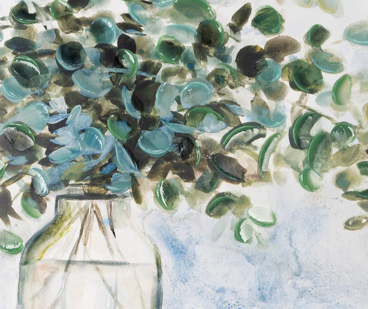 Eucalyptus Textured Wrapped Canvas 5 Eucalyptus Textured Wrapped Canvas - Image 5