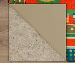 Red & Green Race Track Play Area Rug, (5' X 8') -Home Decor Store 810599731 A8 2