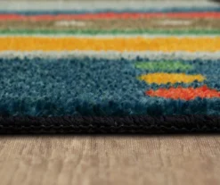 Red & Green Race Track Play Area Rug, (5' X 8') -Home Decor Store 810599731 A8 4