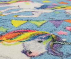 Unicorn Wish Blue Multi-Color Area Rug, (3' 4" X 5') 9 Unicorn Wish Blue Multi-Color Area Rug, (3' 4" X 5') -Home Decor Store 810599842 A8 3