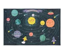 Mohawk Navy & Multi-Color Planetary System Area Rug -Home Decor Store 810599855 A0 1