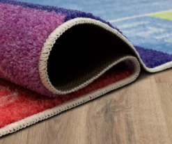 Blue & Rainbow Alphabet Border Area Rug, (5' X 8') 13 Blue & Rainbow Alphabet Border Area Rug, (5' X 8') -Home Decor Store 810599927 A8 5