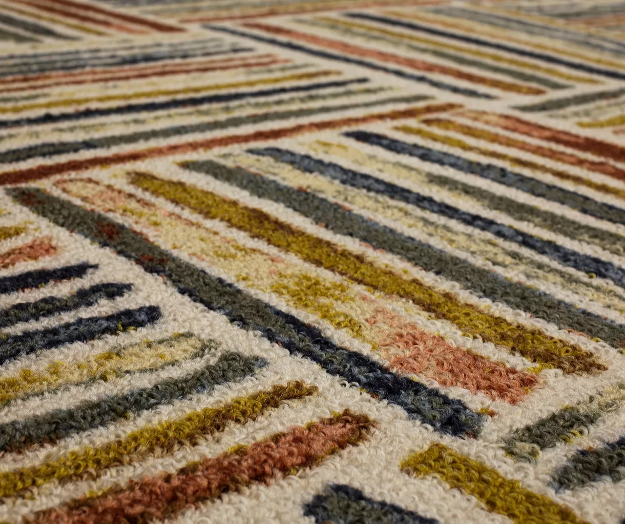 Hermes Beige & Multi-Color Weave Print Area Rug, (2' X 8') 6 Hermes Beige & Multi-Color Weave Print Area Rug, (2' X 8') - Image 6