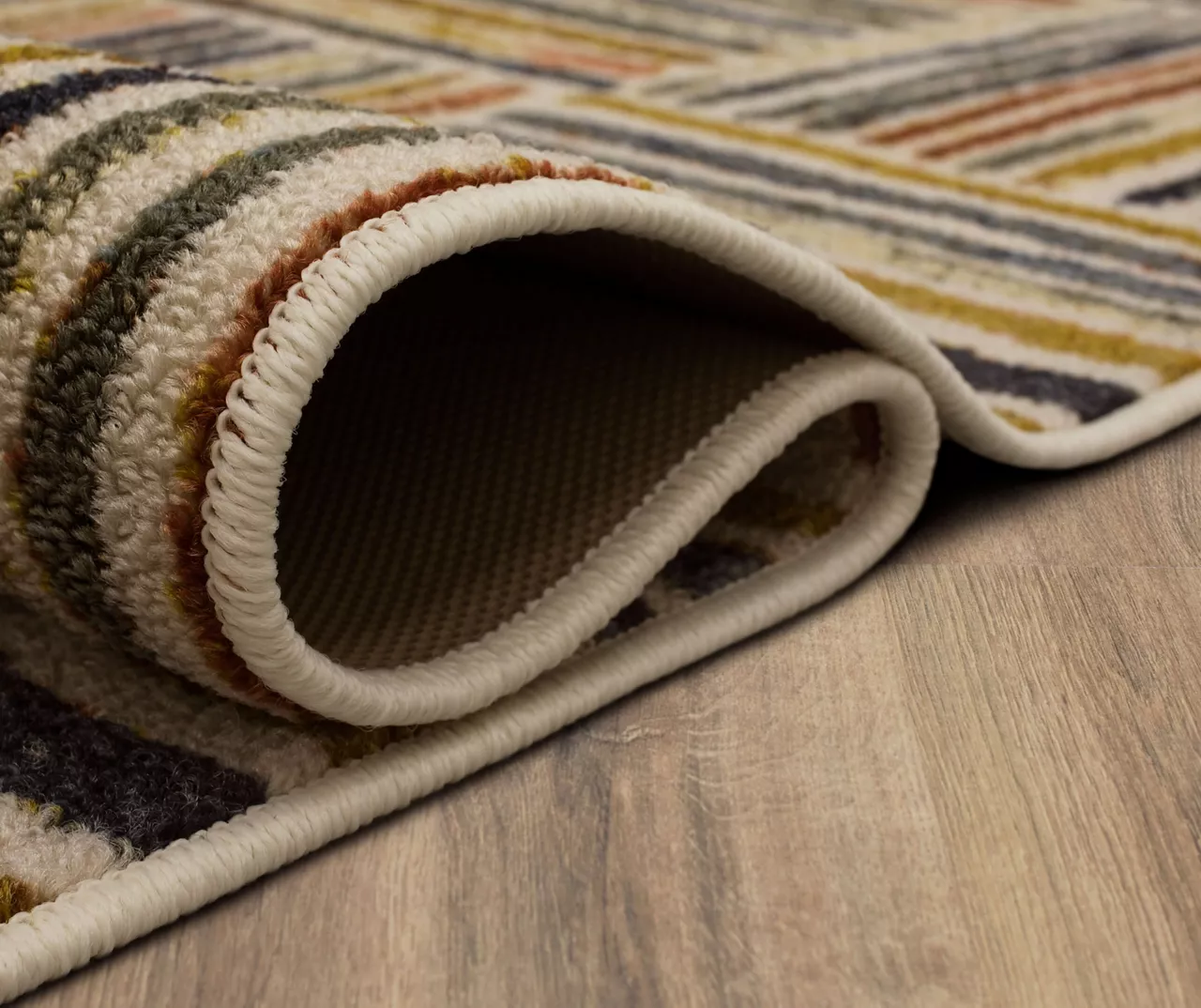 Hermes Beige & Multi-Color Weave Print Area Rug, (2' X 8') 8 Hermes Beige & Multi-Color Weave Print Area Rug, (2' X 8') - Image 8