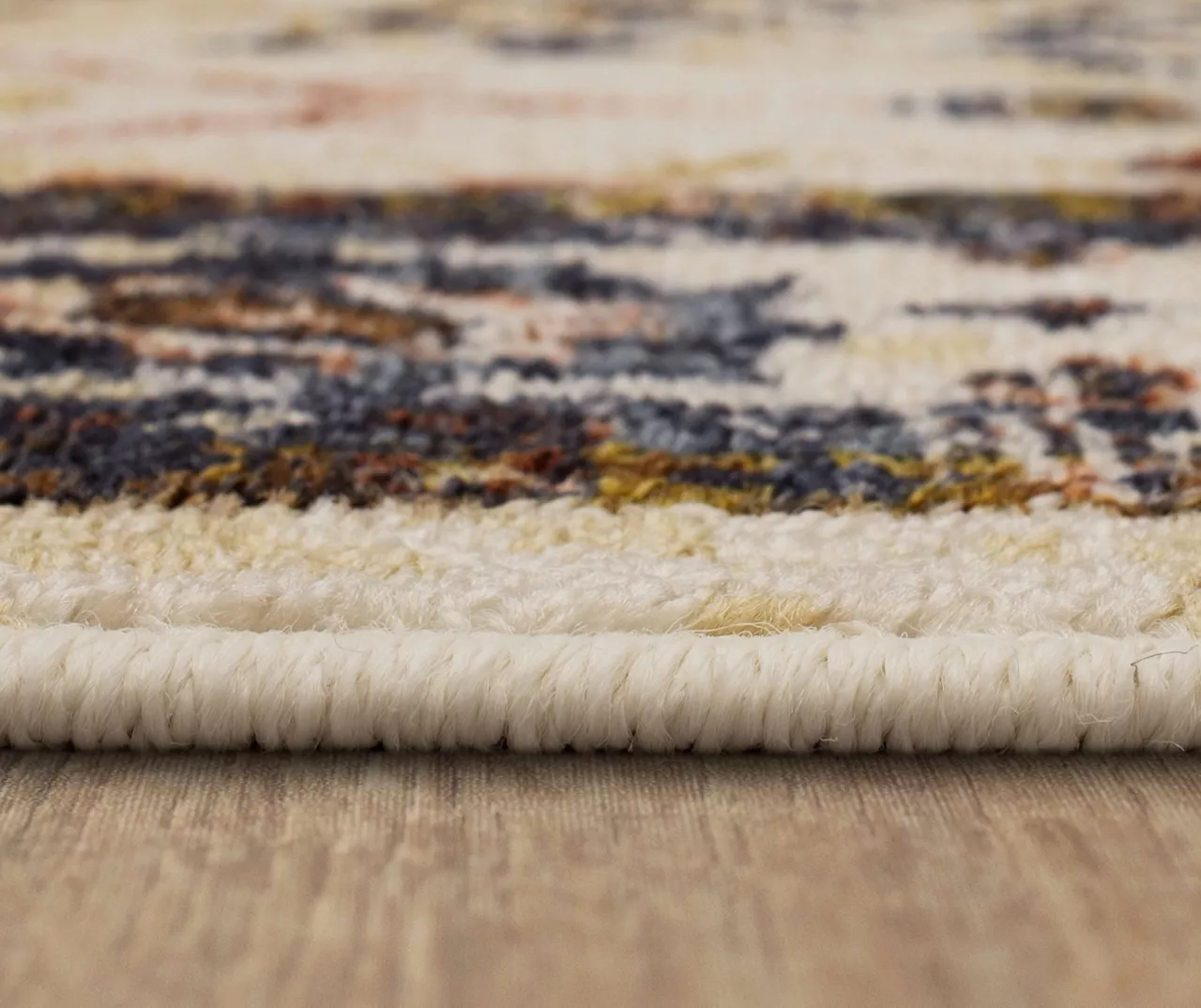 Muskberry Cream & Brown Floral Area Rug, (7.5' X 10') 5 Muskberry Cream & Brown Floral Area Rug, (7.5' X 10') - Image 5