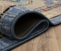 Coeus Blue & Peach Ornamental Area Rug, (7.5' X 10') -Home Decor Store 810600471 A8 5