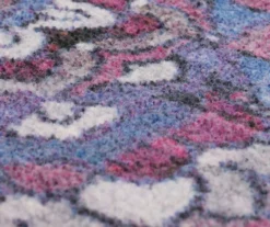 Florence Purple, Blue & White Medallion Area Rug, (8' X 10') -Home Decor Store 810600513 A8 3