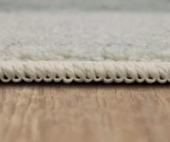 Gold Vein Gray & Blue Abstract Area Rug, (2' X 8') -Home Decor Store 810600588 A8 4