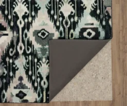 Hip Ikat Charcoal & Gray Area Rug, (5' X 8') -Home Decor Store 810600596 A8 2