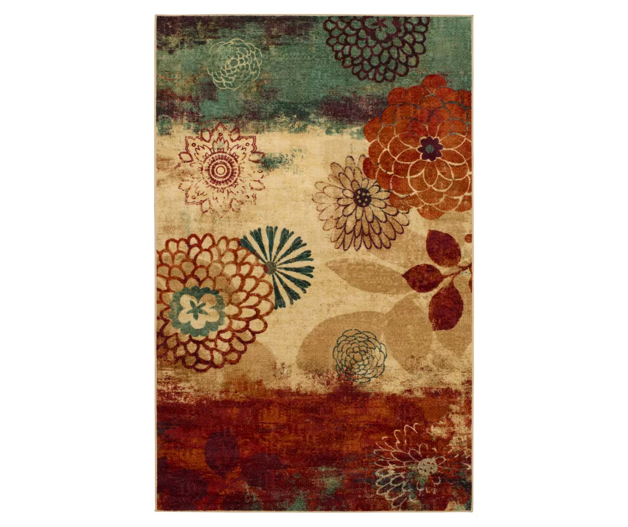 Mohawk Pandora Earth-Tone Floral Area Rug 2 Mohawk Pandora Earth-Tone Floral Area Rug - Image 2