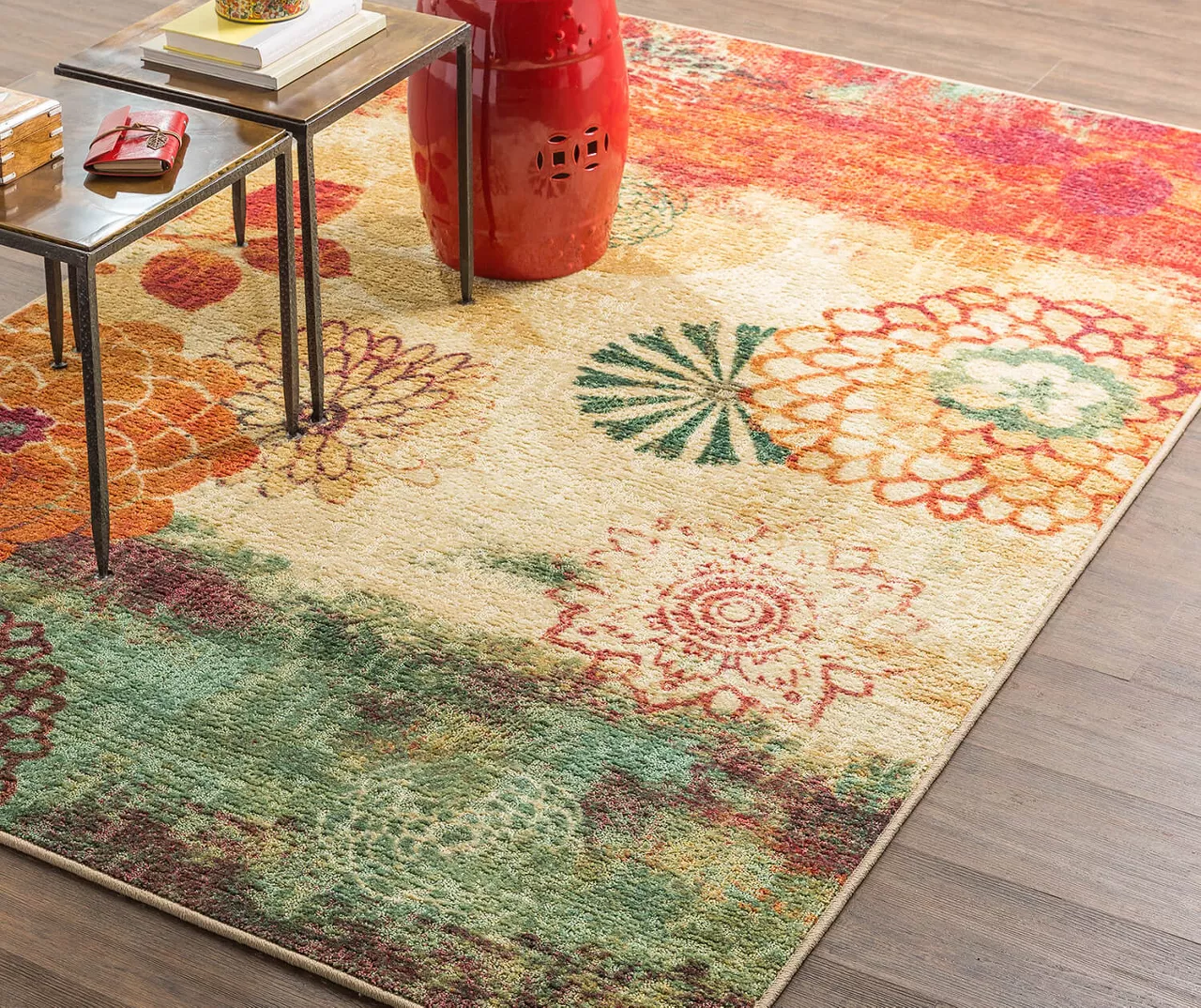Mohawk Pandora Earth-Tone Floral Area Rug 14 Mohawk Pandora Earth-Tone Floral Area Rug - Image 14