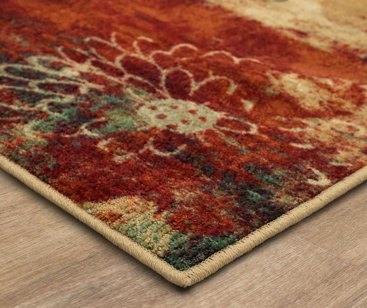 Mohawk Pandora Earth-Tone Floral Area Rug 3 Mohawk Pandora Earth-Tone Floral Area Rug - Image 3