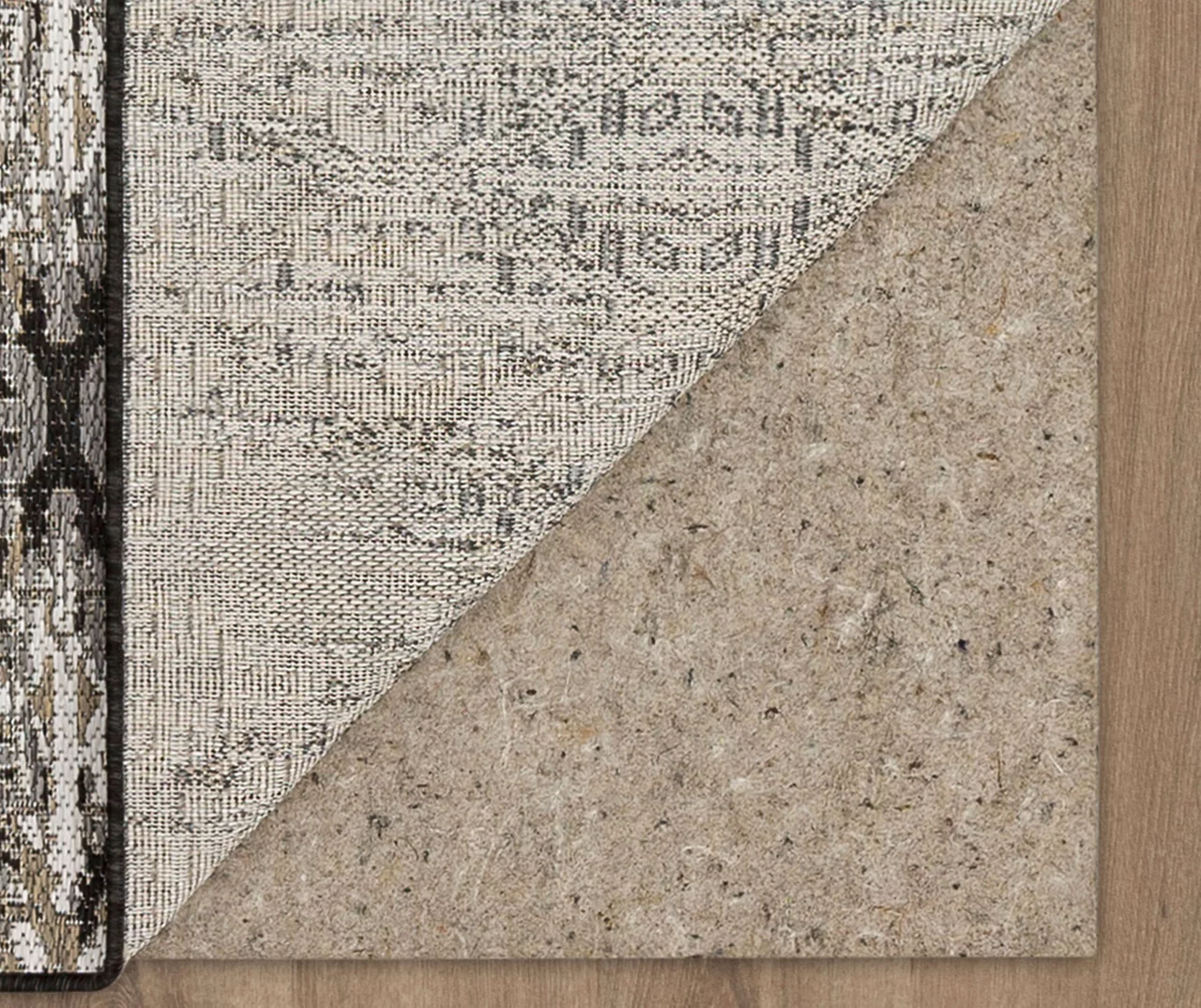 Paradise Grove Dark Gray & Tan Arabesque Outdoor Area Rug, (5' 3" X 7.5') 4 Paradise Grove Dark Gray & Tan Arabesque Outdoor Area Rug, (5' 3" X 7.5') - Image 4