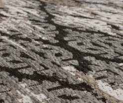 Paradise Grove Dark Gray & Tan Arabesque Outdoor Area Rug, (5' 3" X 7.5') 13 Paradise Grove Dark Gray & Tan Arabesque Outdoor Area Rug, (5' 3" X 7.5') -Home Decor Store 810600839 A8 3