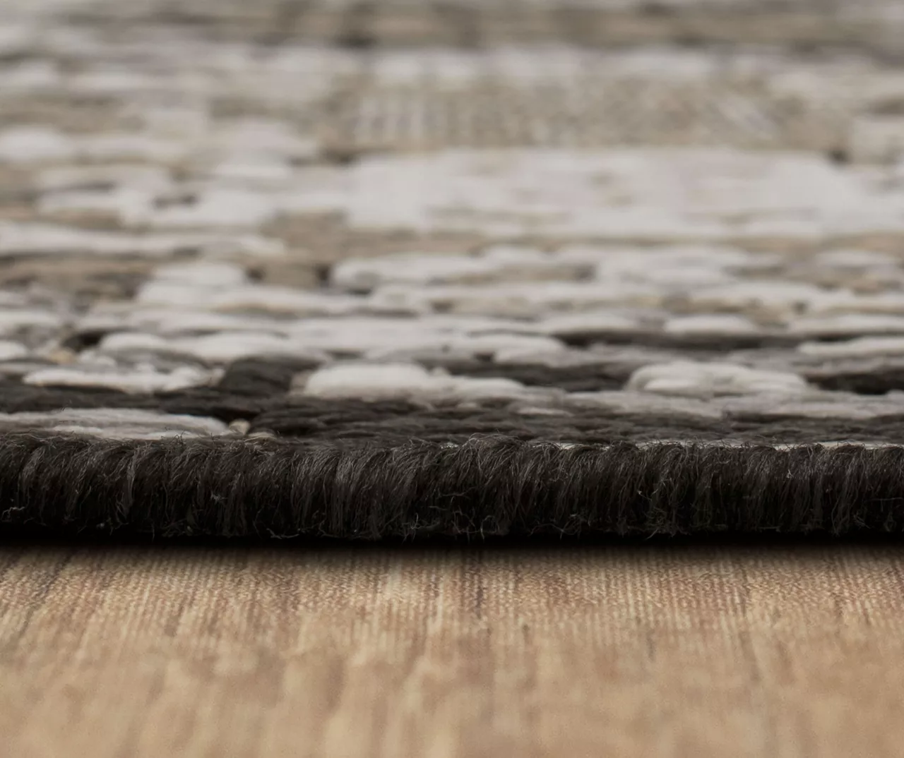 Paradise Grove Dark Gray & Tan Arabesque Outdoor Area Rug, (5' 3" X 7.5') 7 Paradise Grove Dark Gray & Tan Arabesque Outdoor Area Rug, (5' 3" X 7.5') - Image 7