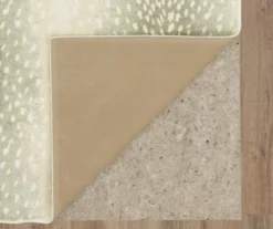 Cream & Gray Antelope Print Area Rug, (4' X 6') -Home Decor Store 810600858 A8 2