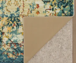 Essa Blue & Beige Ornamental Area Rug, (2' X 3') -Home Decor Store 810600889 A8 2