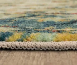 Essa Blue & Beige Ornamental Area Rug, (2' X 3') -Home Decor Store 810600889 A8 4