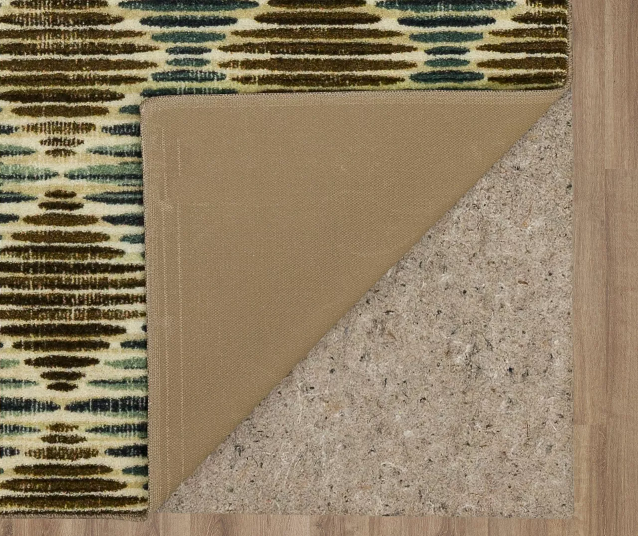 Nojus Brown & Gray Stripe Geometric Area Rug, (5' X 8') 6 Nojus Brown & Gray Stripe Geometric Area Rug, (5' X 8') - Image 6