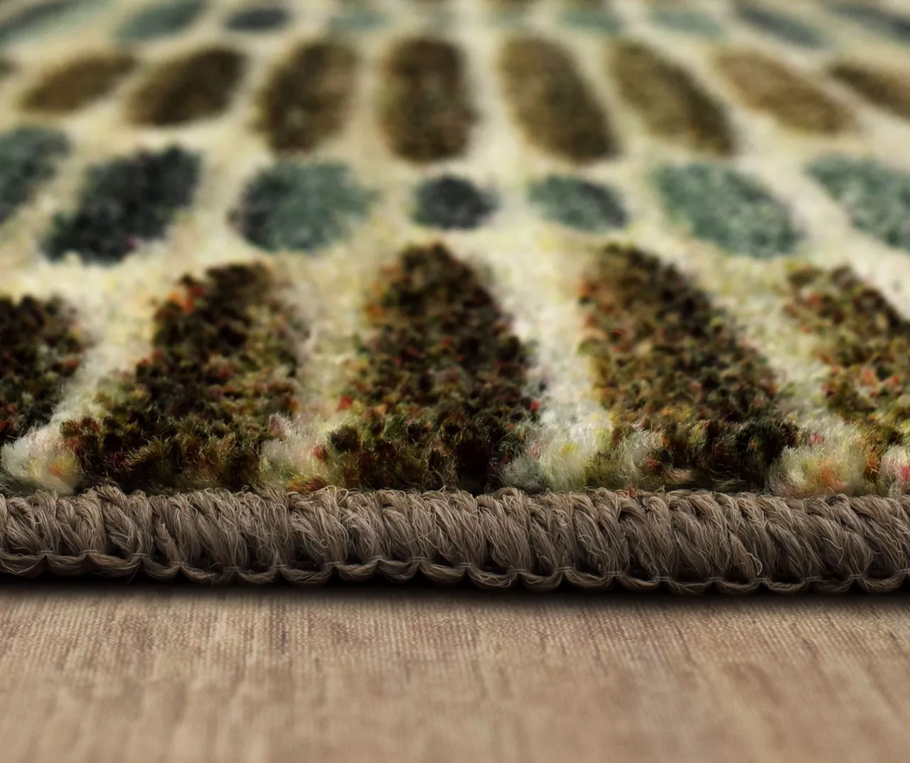 Nojus Brown & Gray Stripe Geometric Area Rug, (5' X 8') 8 Nojus Brown & Gray Stripe Geometric Area Rug, (5' X 8') - Image 8