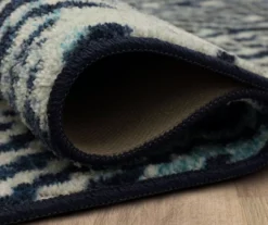 Maisie Navy & White Geometric Area Rug, (2.5' X 8') -Home Decor Store 810600922 A8 5