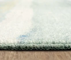 Abbygaylle Blue & White Watercolor Stripe Area Rug, (5' X 8') 13 Abbygaylle Blue & White Watercolor Stripe Area Rug, (5' X 8') -Home Decor Store 810600987 A8 4