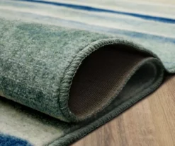 Abbygaylle Blue & White Watercolor Stripe Area Rug, (5' X 8') 14 Abbygaylle Blue & White Watercolor Stripe Area Rug, (5' X 8') -Home Decor Store 810600987 A8 5