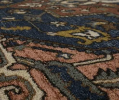 Tethys Navy & Brown Ornamental Accent Rug, (20" X 34") -Home Decor Store 810601023 A8 3