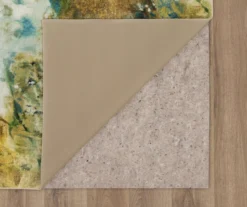 Shoreline Water Blue & Brown Abstract Area Rug, (2' X 8') -Home Decor Store 810601039 A8 2