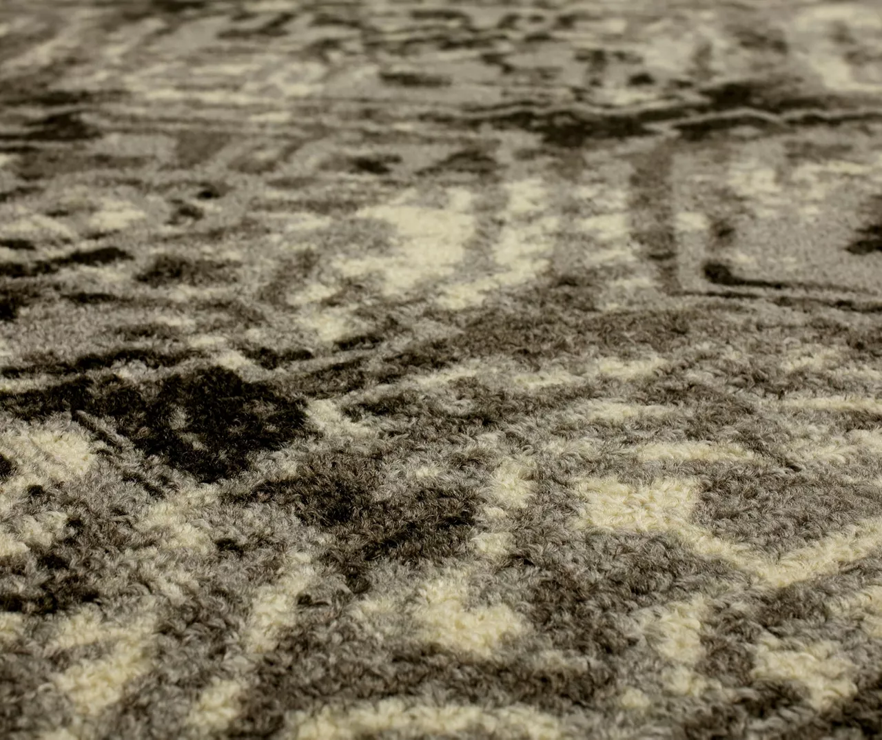 Tecate Gray Bordered Arabesque Accent Rug, (20" X 34") 5 Tecate Gray Bordered Arabesque Accent Rug, (20" X 34") - Image 5