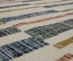 Tilton Beige & Multi-Color Block Pattern Accent Rug, (20" X 34") -Home Decor Store 810601115 A8 3