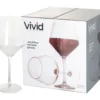 Vivid Red Wine 4-Piece Glassware Set