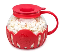 Ecolution Micro-Pop Red Microwave Popcorn Popper, 3 Quarts