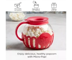 Ecolution Micro-Pop Red Microwave Popcorn Popper, 3 Quarts -Home Decor Store 810602464 A7 6