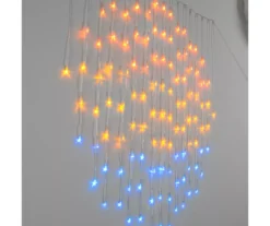 Sunset Round 17-Strand LED Curtain Lights -Home Decor Store 810603119 A1