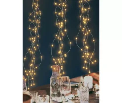Warm White 120-LED Waterfall Indoor/Outdoor Fairy Lights -Home Decor Store 810603435 B0 2