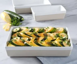 Martha Stewart Gray 3-Piece Stoneware Baker Set -Home Decor Store 810603503 3