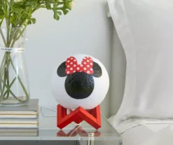 Disney Red Minnie Mouse Silhouette Multi-Color Moon Lamp -Home Decor Store 810603742 B0 2
