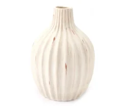 Carved Line Bud Vase, (9.3")