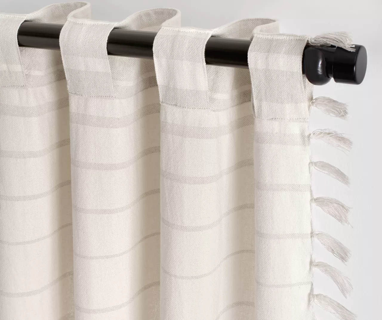 Mercantile Amari Stripe Light-Filtering Rod Pocket Curtain Panel 5 Mercantile Amari Stripe Light-Filtering Rod Pocket Curtain Panel - Image 5
