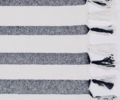 Amari White & Navy Stripe Light-Filtering Rod Pocket Curtain Panel, (95") 14 Amari White & Navy Stripe Light-Filtering Rod Pocket Curtain Panel, (95") -Home Decor Store 810605558 810605559 810605560 A8 7 1