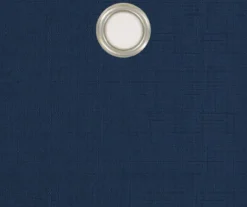 Kendall Denim Blue Blackout Grommet Curtain Panel, (84") -Home Decor Store 810605567 810605568 810605600 A8 5 1