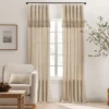 Mercantile Lucinda Light-Filtering Ring-Top Valance